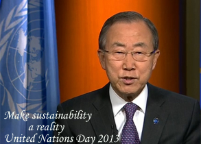 Secretary-General's Message on UN Day 2013.