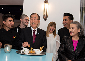 UN Secretary-General Ban Ki-moon showcases Together campaign to promote diversity and inclusion in Vienna